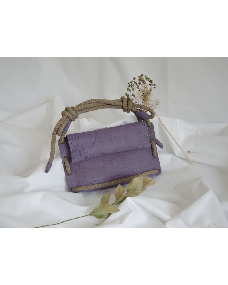 Kumotori - universal bag (Purple cork)