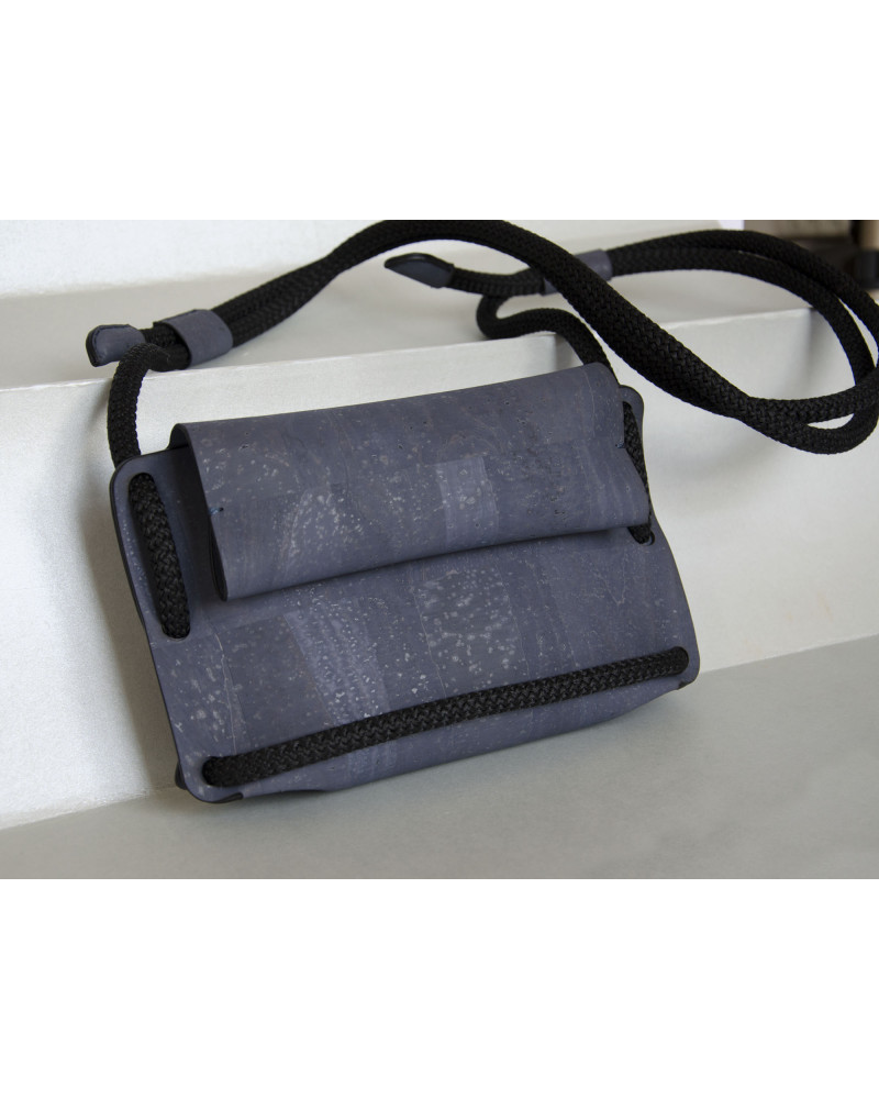 Kumotori mini - universal bag (Charcoal cork)